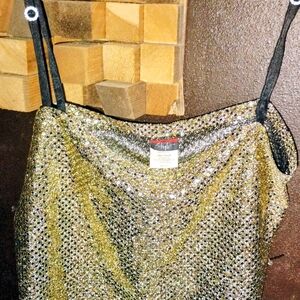 Simply Style Gold and Silver Sequin Top(Medium/Large)
